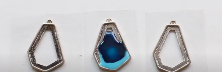 Resin in Bezel Pendant