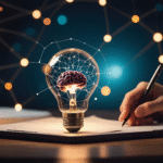 AI generated recommendations visibility illustrated by a connected neural network and decision intelligence